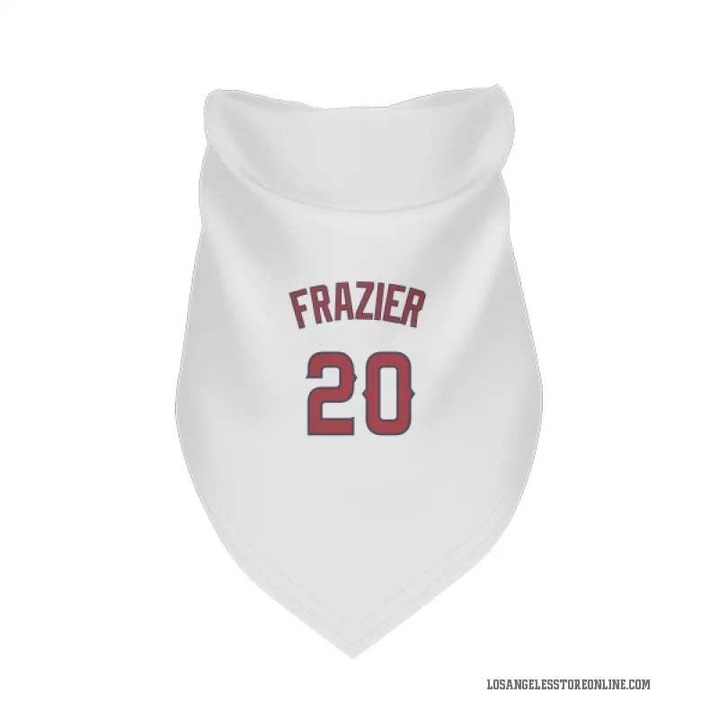 Adam Frazier  White Los Angeles Angels  Cat & Dog Pet Bandana