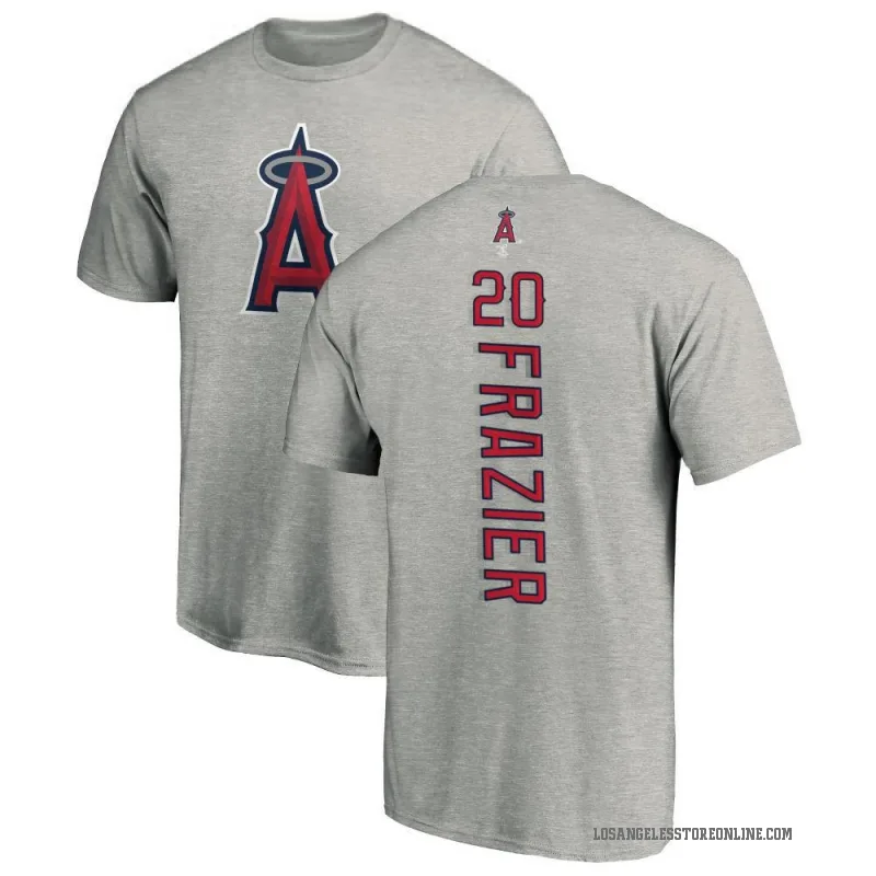 Adam Frazier Youth Ash Los Angeles Angels Backer T-Shirt -