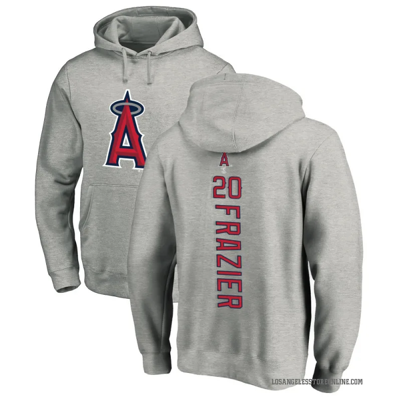Adam Frazier Youth Los Angeles Angels Ash Backer Pullover Hoodie