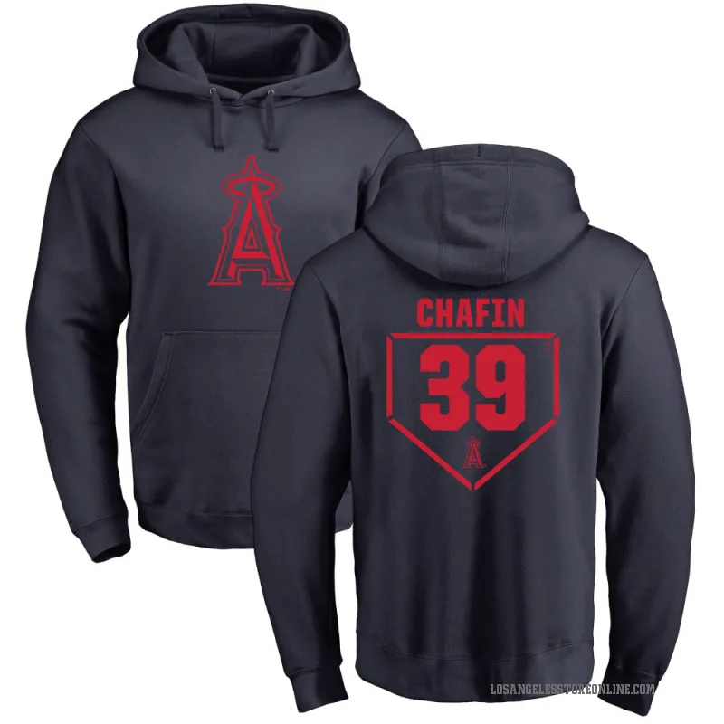 Andrew Chafin Youth Navy Los Angeles Angels Branded RBI Pullover Hoodie -