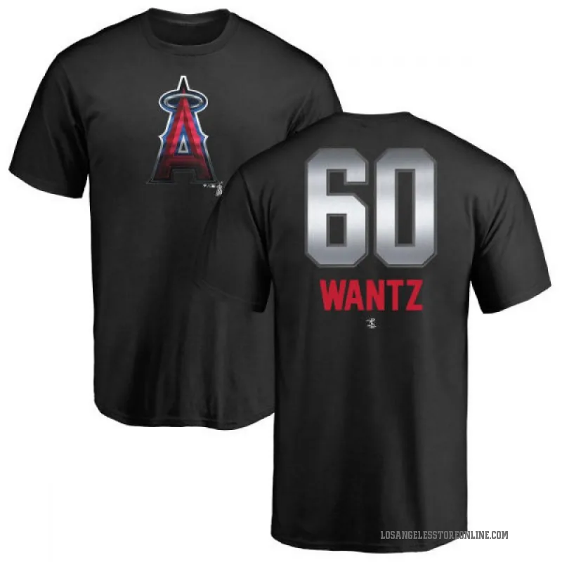Andrew Wantz Youth Black Los Angeles Angels Midnight Mascot T-Shirt -