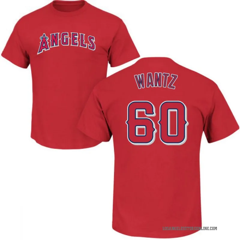 Andrew Wantz Youth Red Los Angeles Angels Roster T-Shirt -