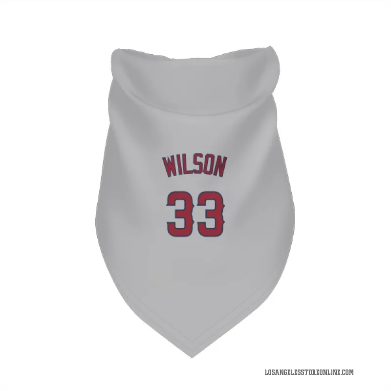 C.J. Wilson  Gray Los Angeles Angels  Cat & Dog Pet Bandana