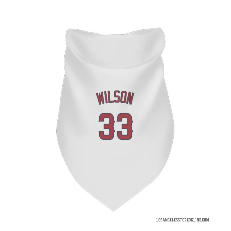C.J. Wilson  White Los Angeles Angels  Cat & Dog Pet Bandana