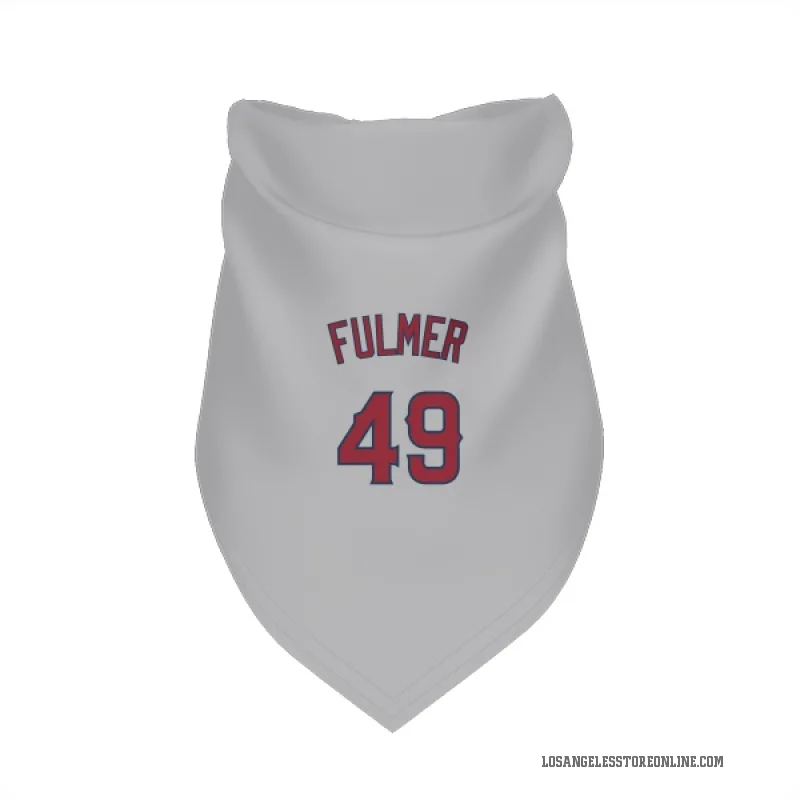 Carson Fulmer  Gray Los Angeles Angels  Cat & Dog Pet Bandana
