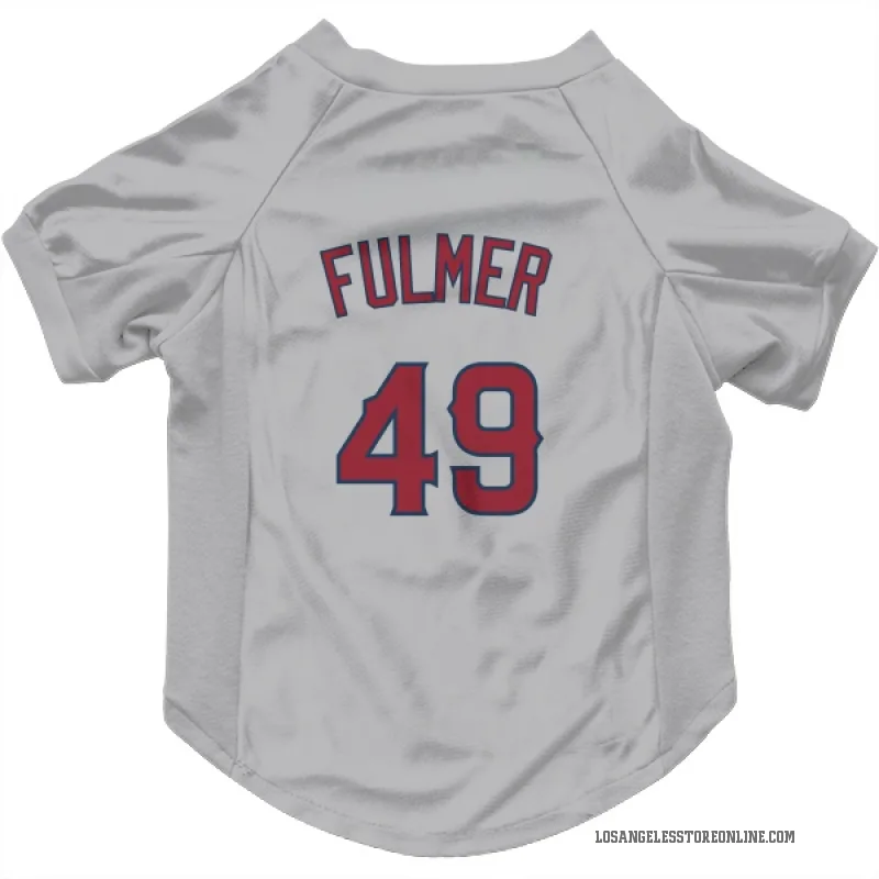 Carson Fulmer  Gray Los Angeles Angels  Cat & Dog Pet Jersey