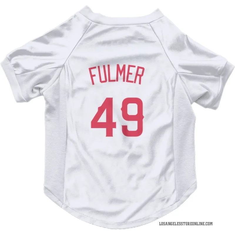 Carson Fulmer  Navy Los Angeles Angels  Cat & Dog Pet Jersey
