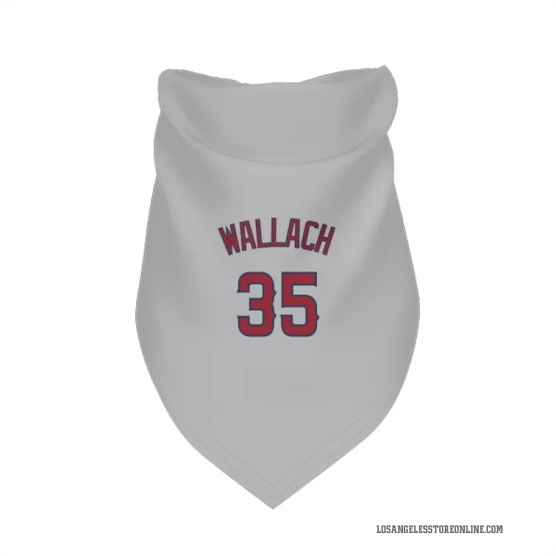Chad Wallach  Gray Los Angeles Angels  Cat & Dog Pet Bandana
