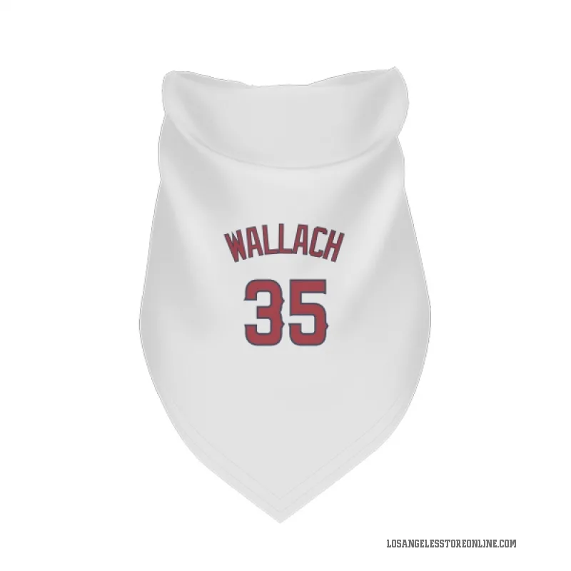Chad Wallach  White Los Angeles Angels  Cat & Dog Pet Bandana