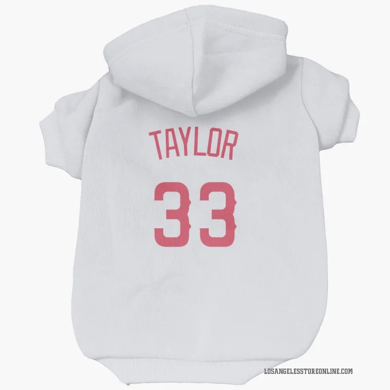 Chris Taylor  Navy Los Angeles Angels  Cat & Dog Pet Hoodie