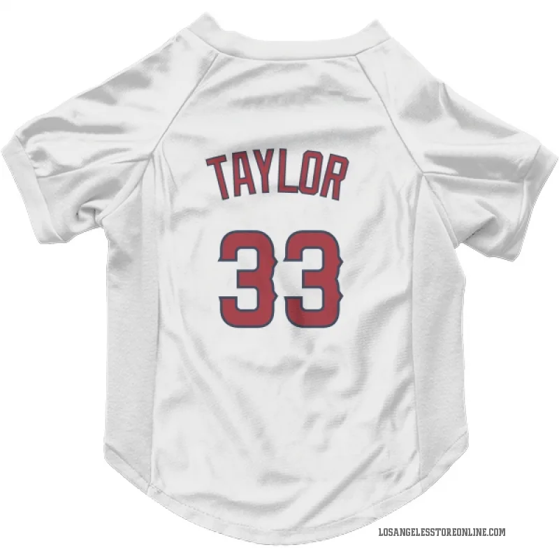 Chris Taylor  White Los Angeles Angels  Cat & Dog Pet Jersey