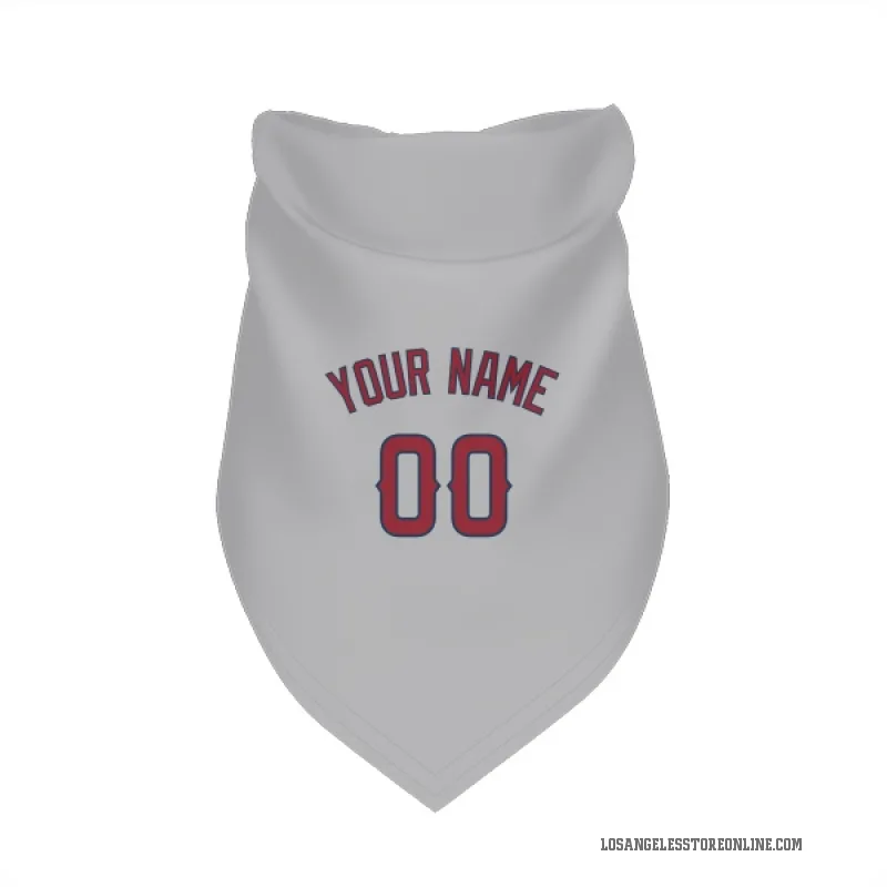 Custom  Gray Los Angeles Angels   Cat & Dog Pet Bandana