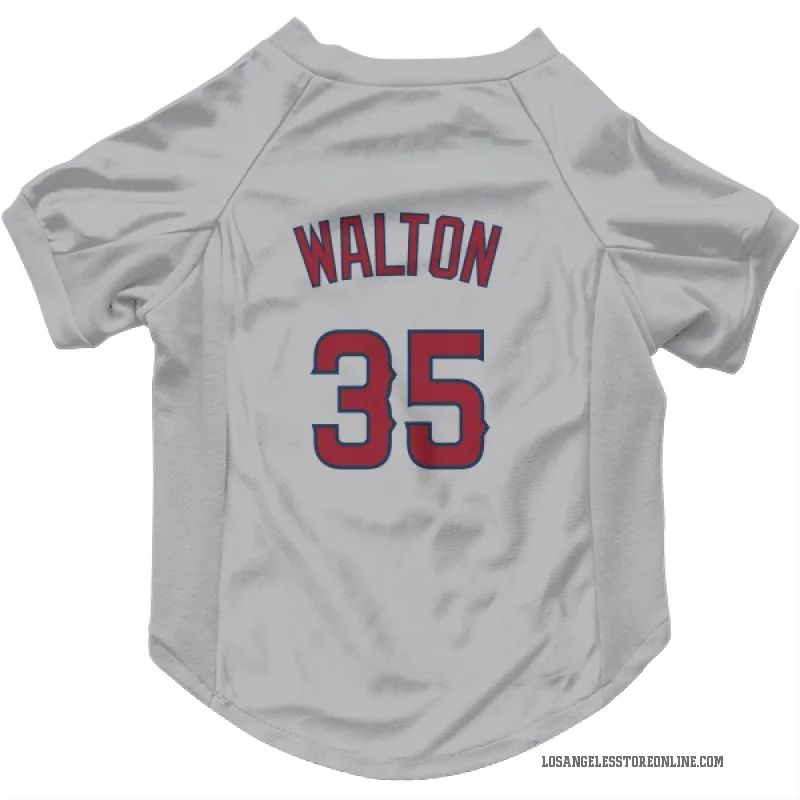 Donovan Walton  Gray Los Angeles Angels  Cat & Dog Pet Jersey