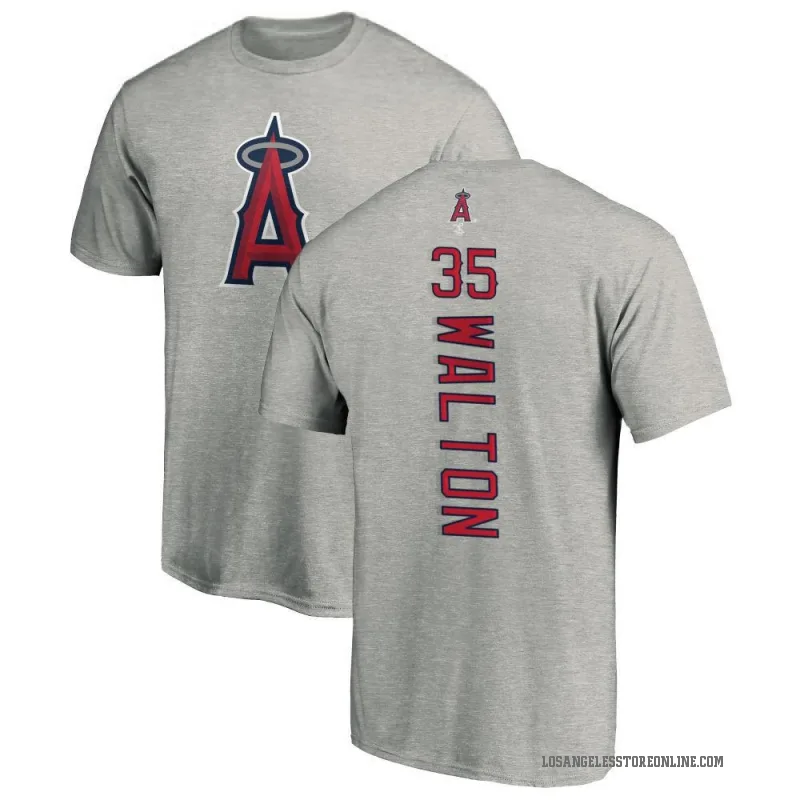 Donovan Walton Men's Ash Los Angeles Angels Backer T-Shirt -