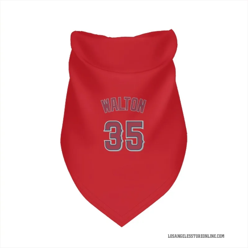 Donovan Walton  Red Los Angeles Angels  Cat & Dog Pet Bandana