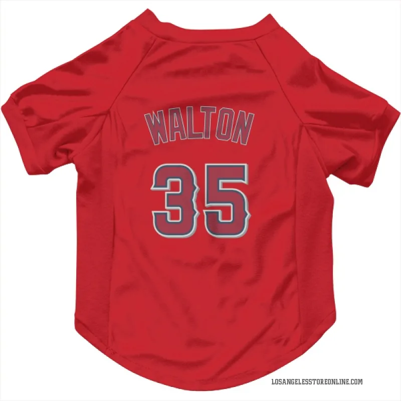 Donovan Walton  Red Los Angeles Angels  Cat & Dog Pet Jersey