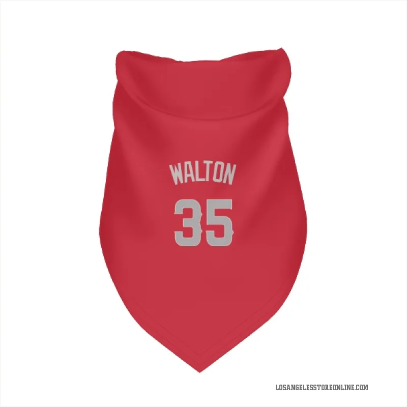 Donovan Walton  Red Los Angeles Angels  Gray Cat & Dog Pet Bandana