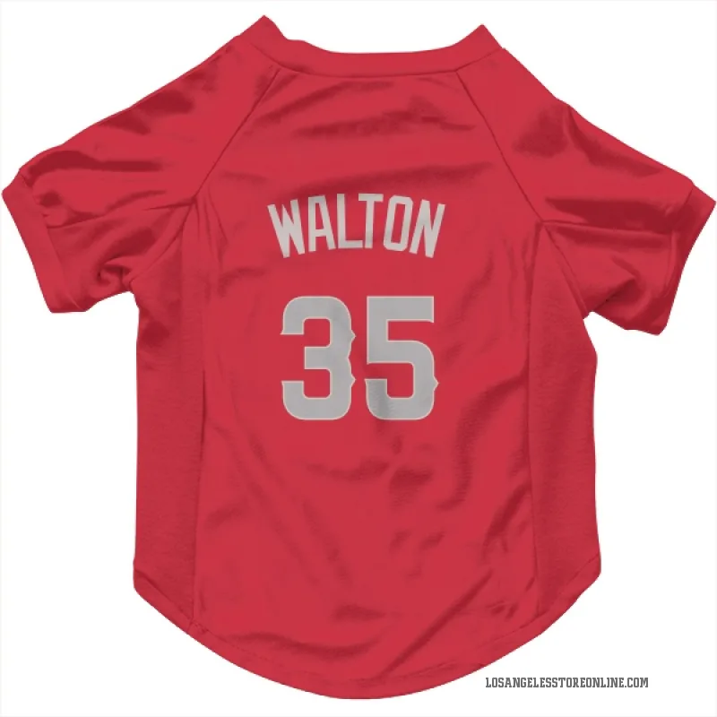 Donovan Walton  Red Los Angeles Angels  Gray Cat & Dog Pet Jersey