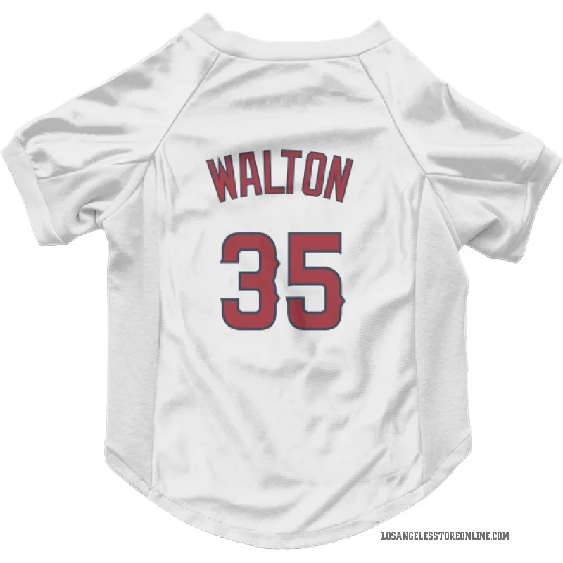 Donovan Walton  White Los Angeles Angels  Cat & Dog Pet Jersey