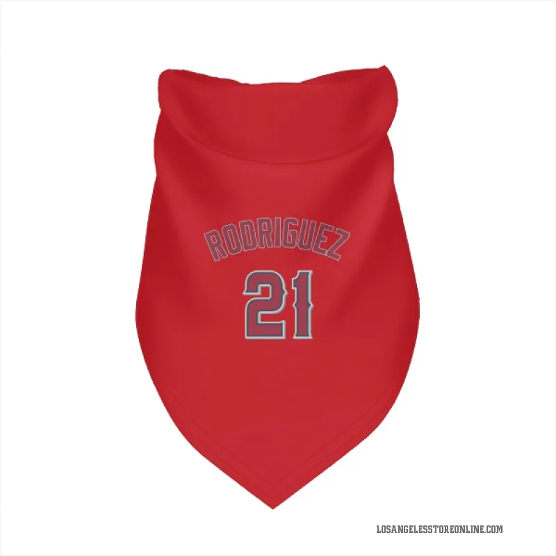 Grayson Rodriguez  Red Los Angeles Angels  Cat & Dog Pet Bandana