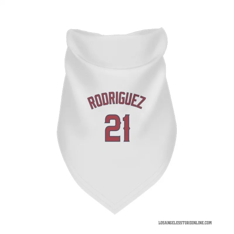 Grayson Rodriguez  White Los Angeles Angels  Cat & Dog Pet Bandana