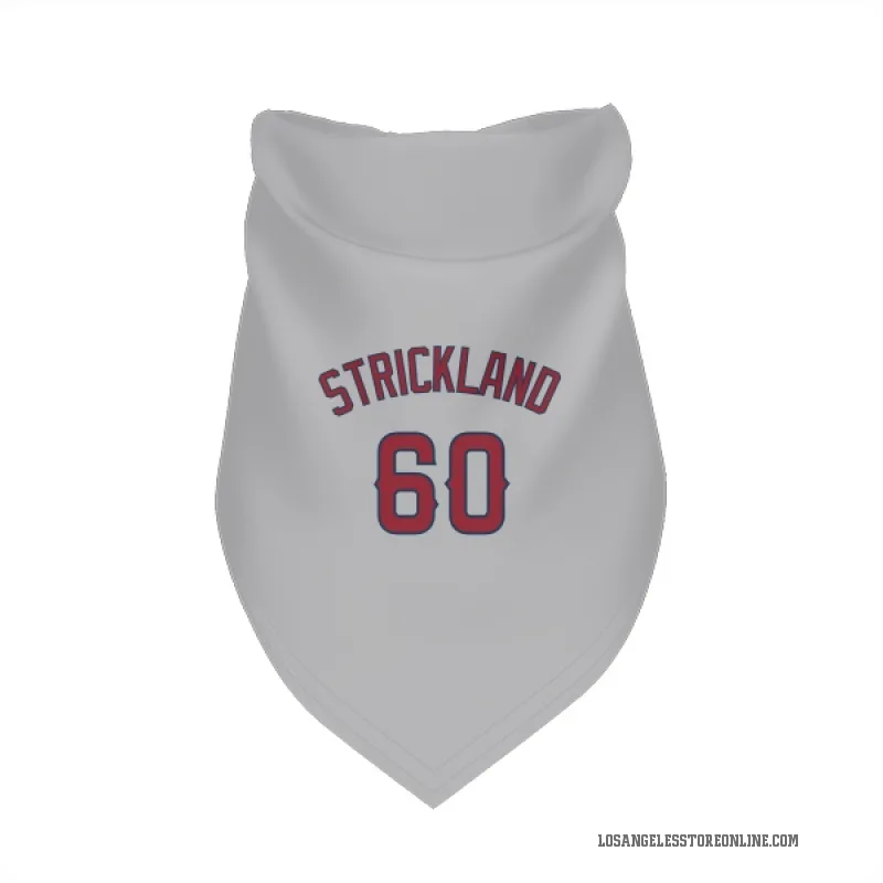 Hunter Strickland  Gray Los Angeles Angels  Cat & Dog Pet Bandana