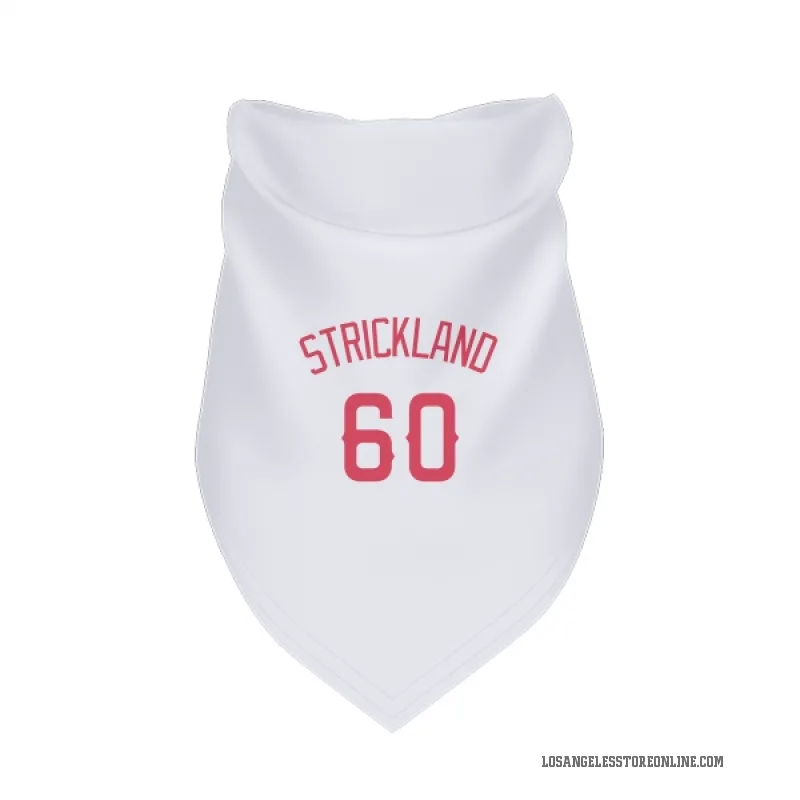 Hunter Strickland  Navy Los Angeles Angels  Cat & Dog Pet Bandana