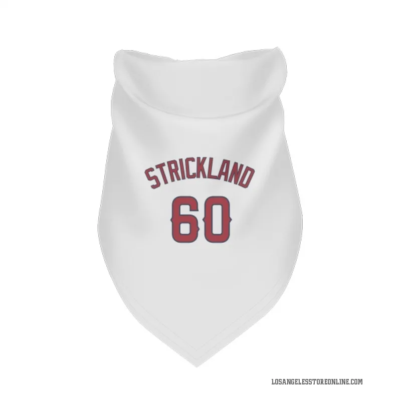 Hunter Strickland  White Los Angeles Angels  Cat & Dog Pet Bandana