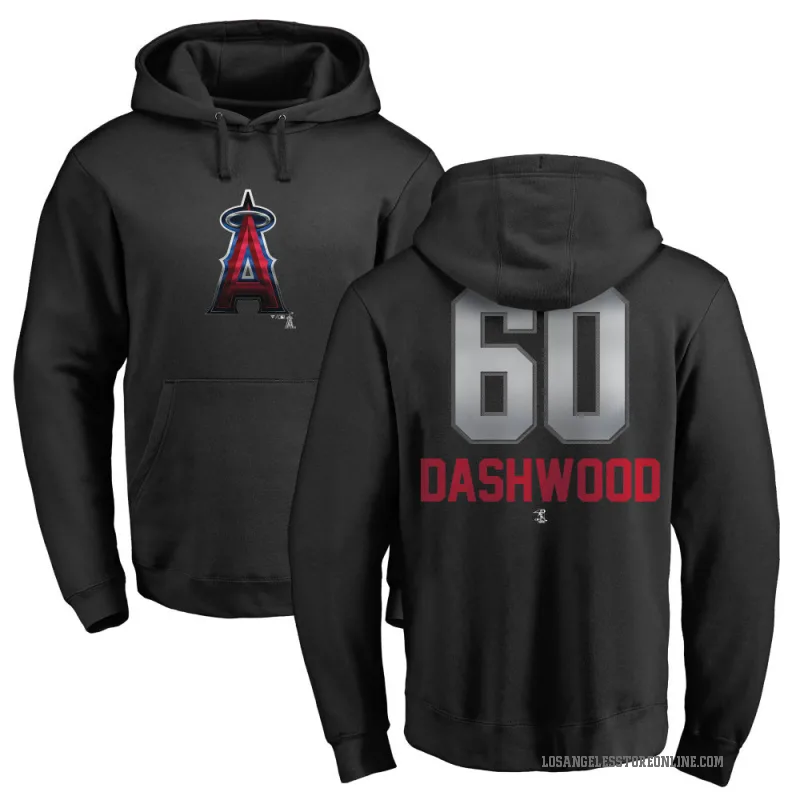 Jack Dashwood Youth Black Los Angeles Angels Branded Midnight Mascot Pullover Hoodie -