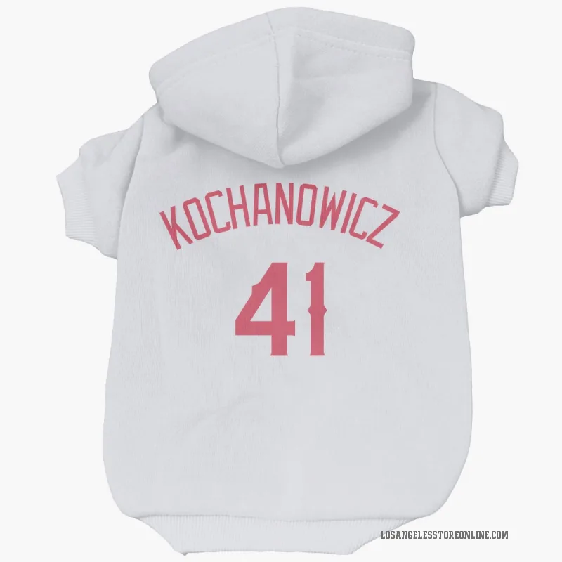 Jack Kochanowicz  Navy Los Angeles Angels  Cat & Dog Pet Hoodie