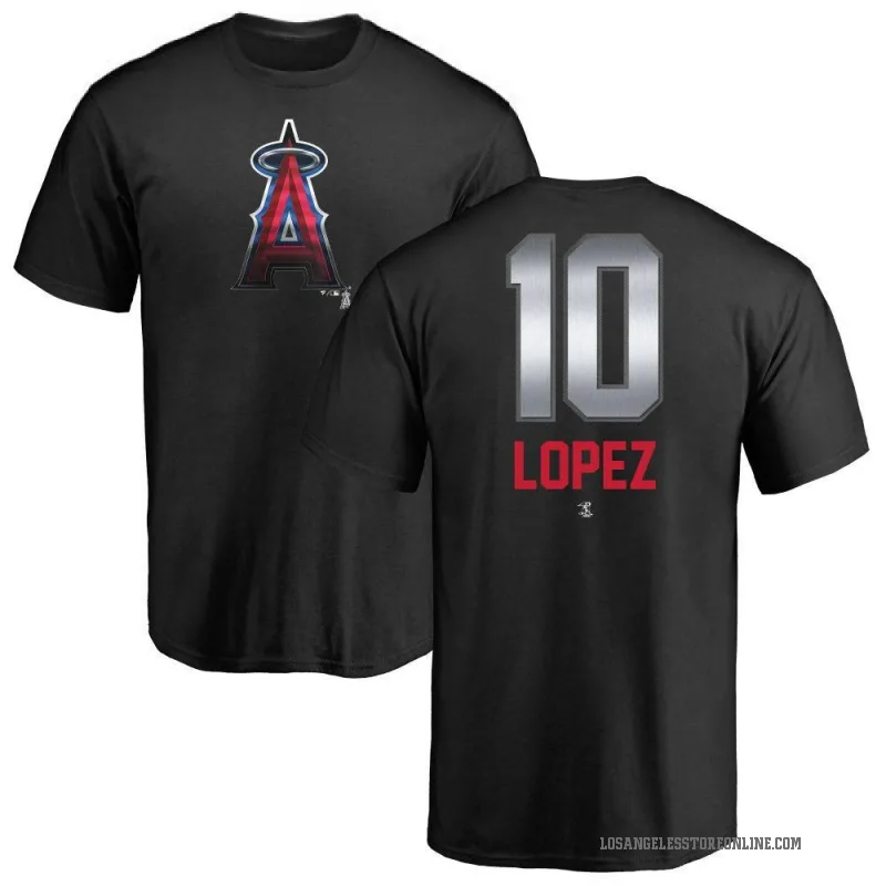 Jack Lopez Youth Black Los Angeles Angels Midnight Mascot T-Shirt -