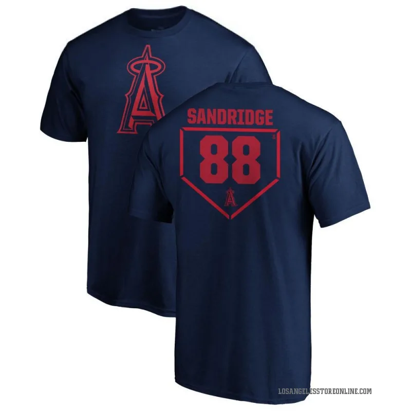 Jayvien Sandridge Youth Navy Los Angeles Angels RBI T-Shirt -