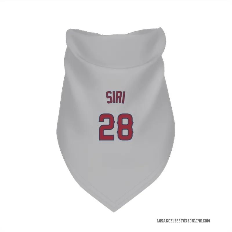 Jose Siri  Gray Los Angeles Angels  Cat & Dog Pet Bandana