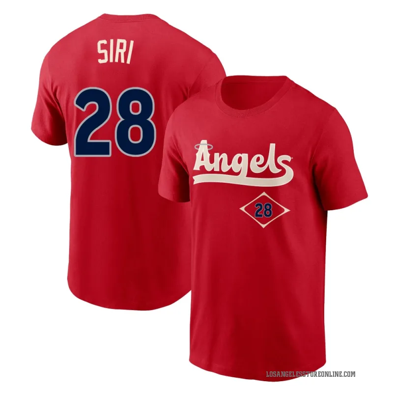 Jose Siri Men's Red Los Angeles Angels 2022 City Connect T-Shirt