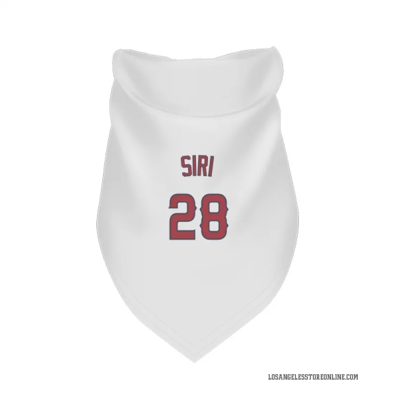 Jose Siri  White Los Angeles Angels  Cat & Dog Pet Bandana