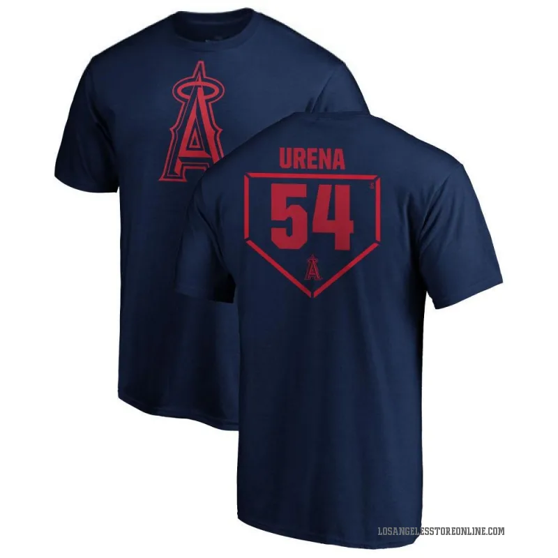 Jose Urena Men's Navy Los Angeles Angels RBI T-Shirt -