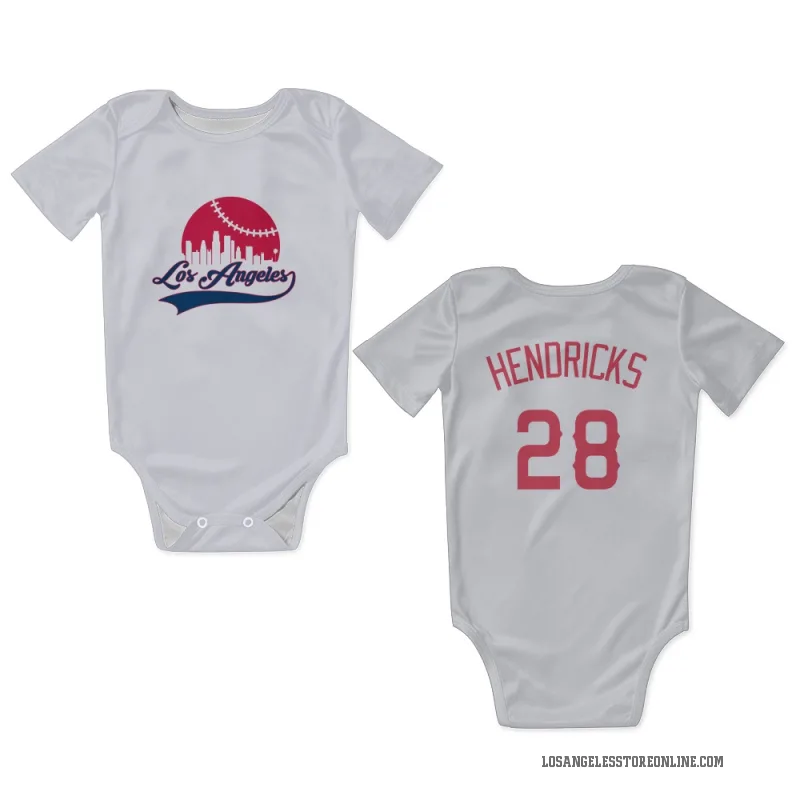 Kyle Hendricks  Navy Los Angeles Angels  Newborn & Infant Bodysuit