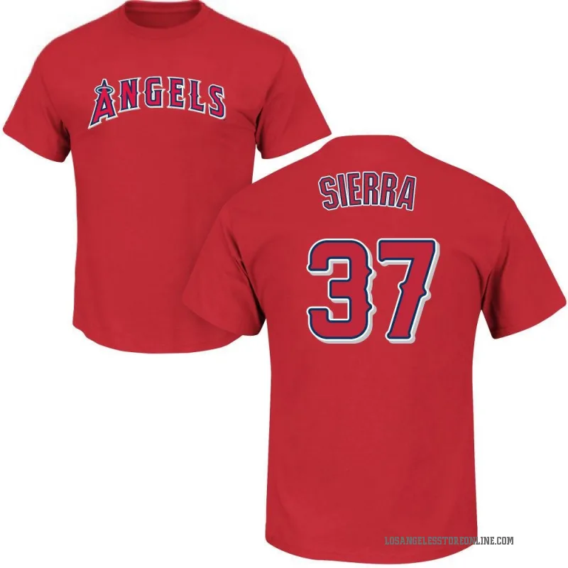 Magneuris Sierra Youth Red Los Angeles Angels Roster T-Shirt -