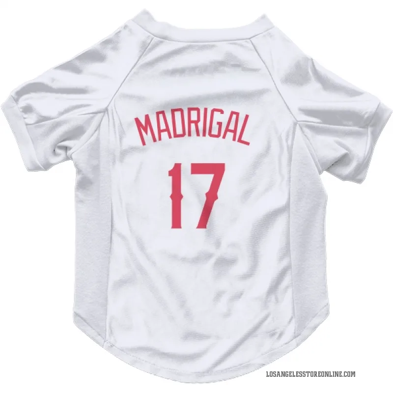 Nick Madrigal  Navy Los Angeles Angels  Cat & Dog Pet Jersey