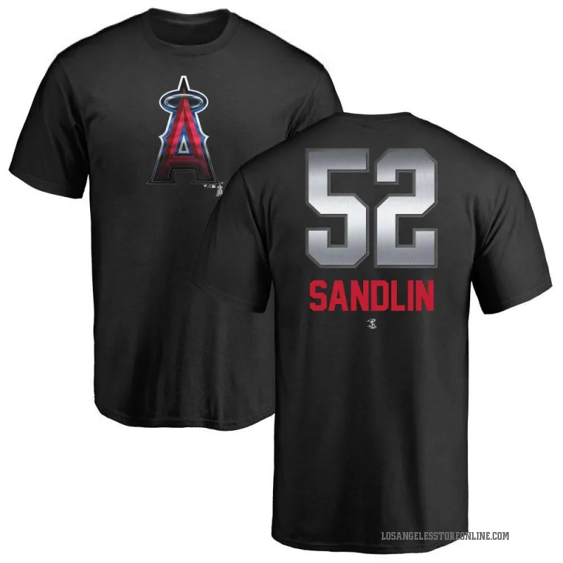 Nick Sandlin Youth Black Los Angeles Angels Midnight Mascot T-Shirt -
