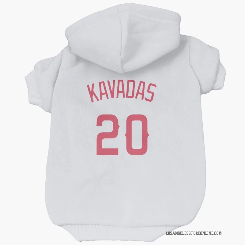Niko Kavadas  Navy Los Angeles Angels  Cat & Dog Pet Hoodie
