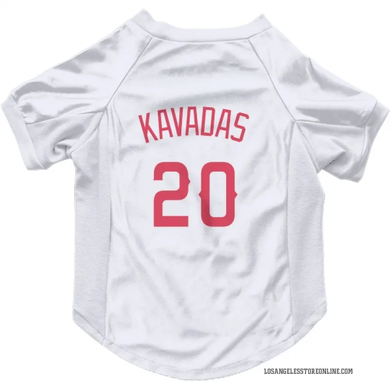 Niko Kavadas  Navy Los Angeles Angels  Cat & Dog Pet Jersey