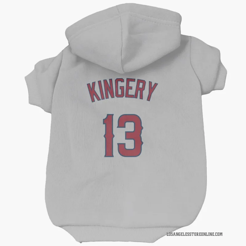 Scott Kingery  Gray Los Angeles Angels  Cat & Dog Pet Hoodie