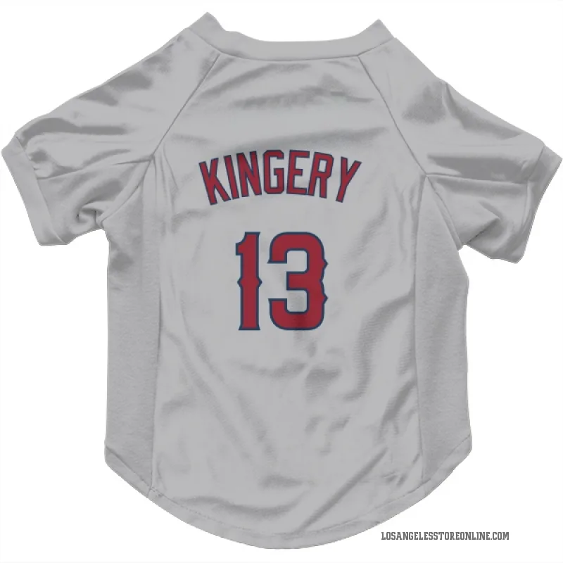 Scott Kingery  Gray Los Angeles Angels  Cat & Dog Pet Jersey