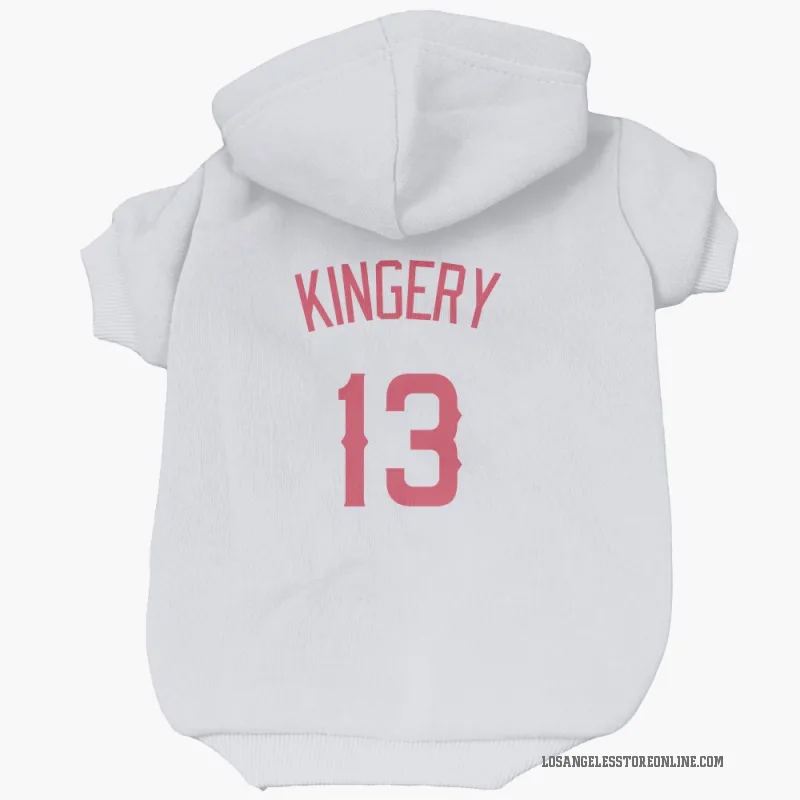 Scott Kingery  Navy Los Angeles Angels  Cat & Dog Pet Hoodie