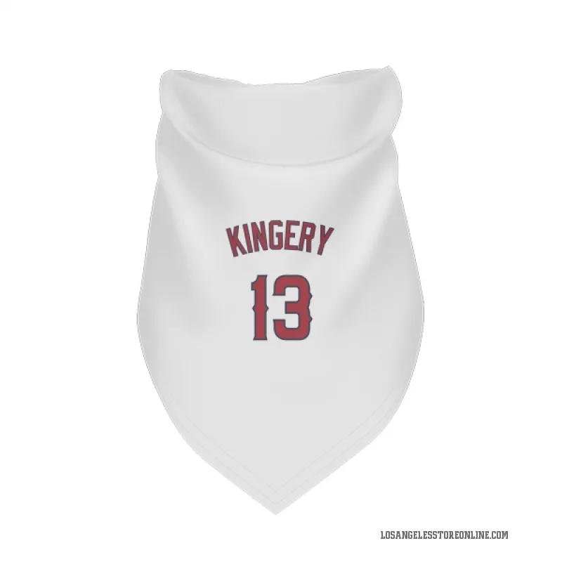Scott Kingery  White Los Angeles Angels  Cat & Dog Pet Bandana