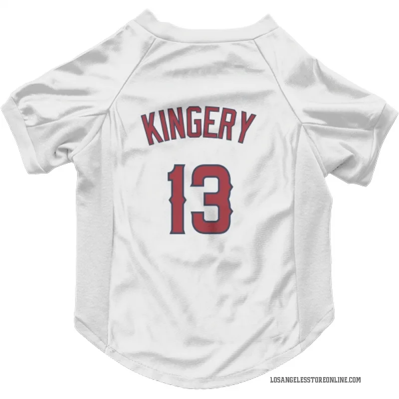 Scott Kingery  White Los Angeles Angels  Cat & Dog Pet Jersey