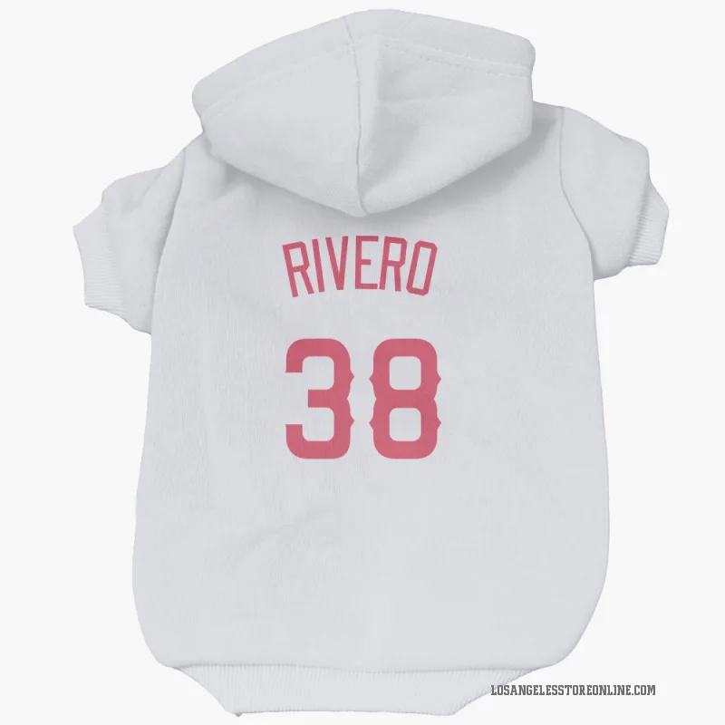 Sebastian Rivero  Navy Los Angeles Angels  Cat & Dog Pet Hoodie
