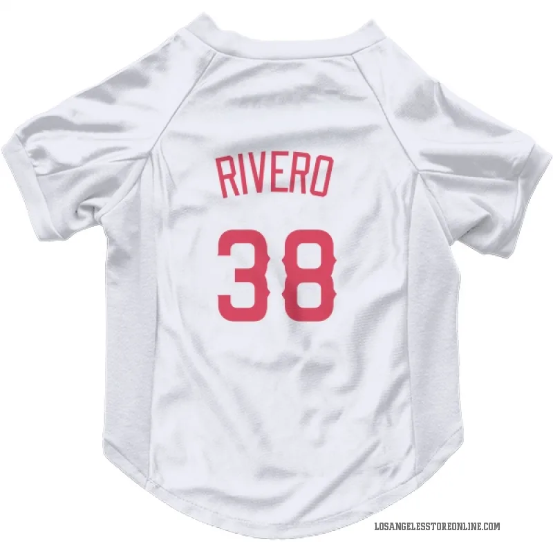 Sebastian Rivero  Navy Los Angeles Angels  Cat & Dog Pet Jersey