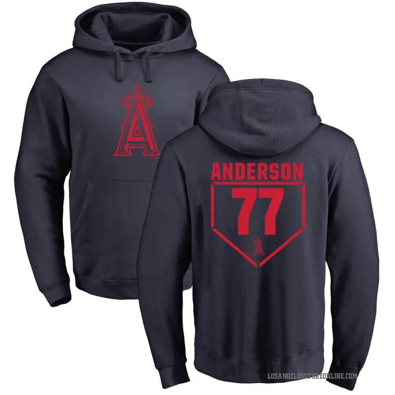 Tim Anderson Men's Navy Los Angeles Angels Branded RBI Pullover Hoodie -